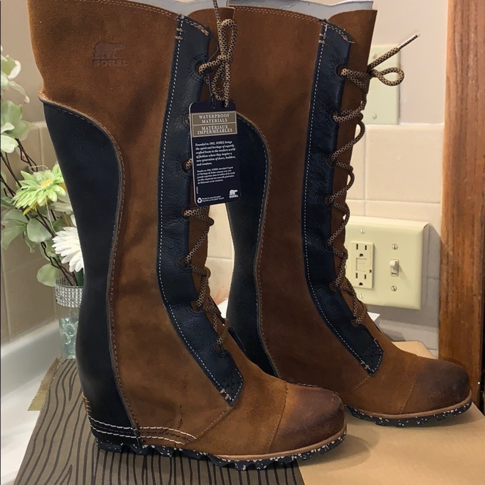 Sorel Cate The Great Wedge Boots (Elk)